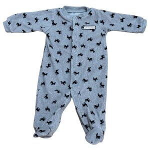 Carter’s Newborn Fleece Onesie Moose Pattern